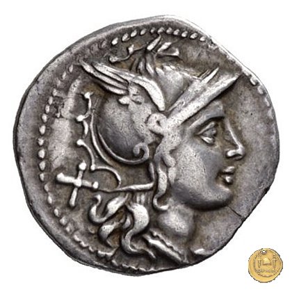 128/1 - denario Decius 206-200 BC