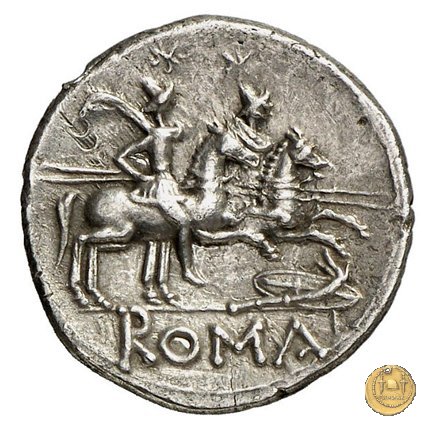 128/1 - denario Decius 206-200 BC