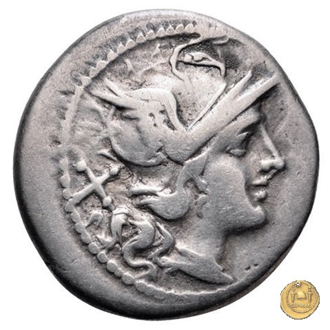 132/2 - denario Caecilius Metellus 194-190 BC (Roma)