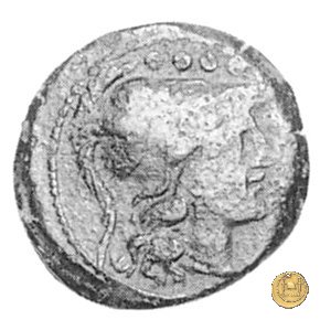 132/5 - triente Caecilius Metellus 194-190 BC (Roma)