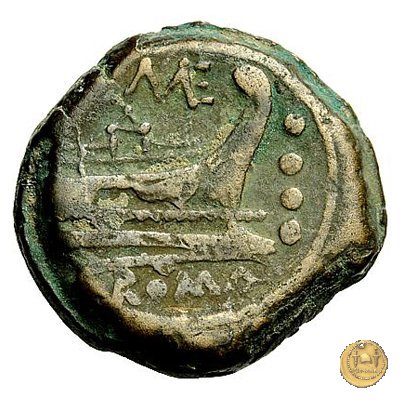 132/5 - triente Caecilius Metellus 194-190 BC (Roma)