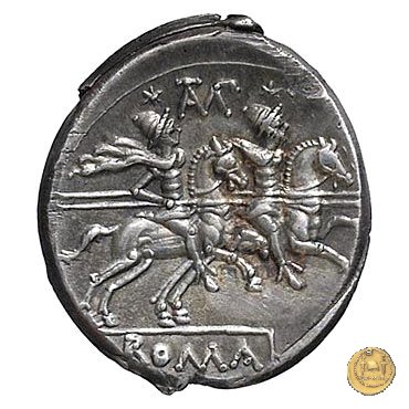 133/2 - denario Cn. Baebius Tamphilus 194-190 BC (Roma)