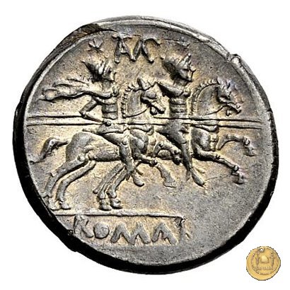 133/2 - denario Cn. Baebius Tamphilus 194-190 BC (Roma)