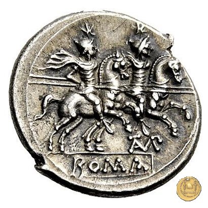 133/2 - denario Cn. Baebius Tamphilus 194-190 BC (Roma)