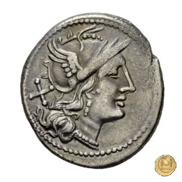 133/2 - denario Cn. Baebius Tamphilus 194-190 BC (Roma)