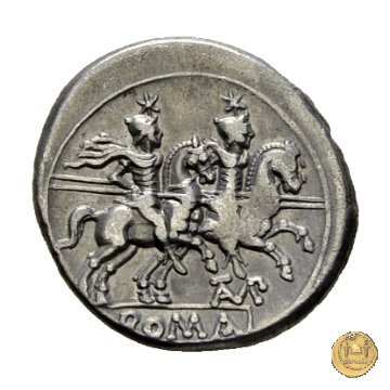 133/2 - denario Cn. Baebius Tamphilus 194-190 BC (Roma)