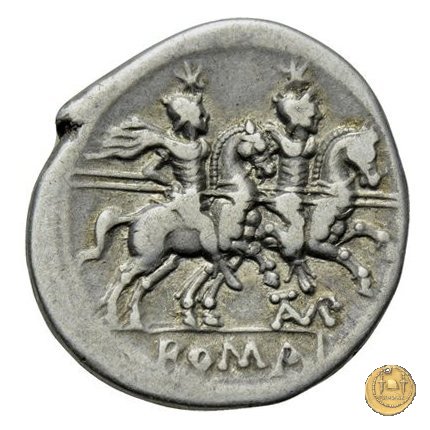 133/2 - denario Cn. Baebius Tamphilus 194-190 BC (Roma)