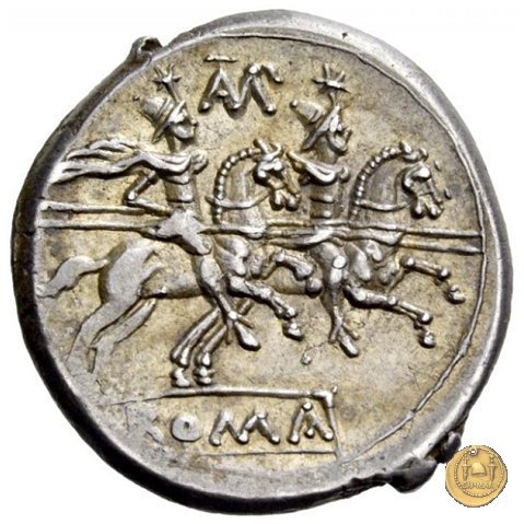 133/2 - denario Cn. Baebius Tamphilus 194-190 BC (Roma)