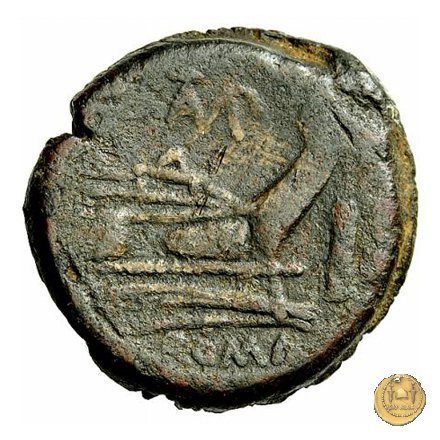 133/4 - asse Cn. Baebius Tamphilus 194-190 BC (Roma)