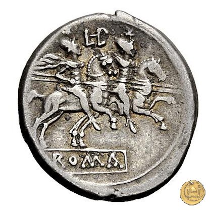 134/1 - denario L. Plautius Hypsaeus 194-190 BC (Roma)