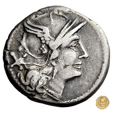 134/1 - denario L. Plautius Hypsaeus 194-190 BC (Roma)