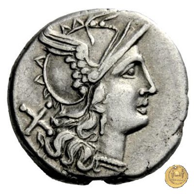 134/1 - denario L. Plautius Hypsaeus 194-190 BC (Roma)