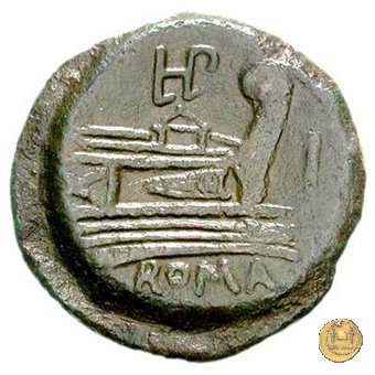 134/2 - asse L. Plautius Hypsaeus 194-190 BC (Roma)