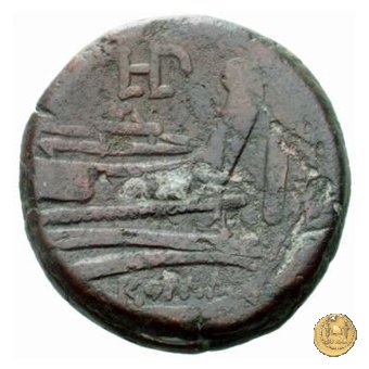 134/2 - asse L. Plautius Hypsaeus 194-190 BC (Roma)