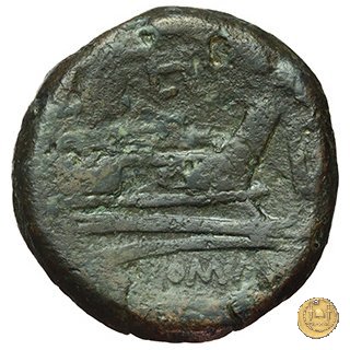 134/2 - asse L. Plautius Hypsaeus 194-190 BC (Roma)