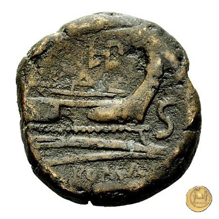 134/3 - semisse L. Plautius Hypsaeus 194-190 BC (Roma)