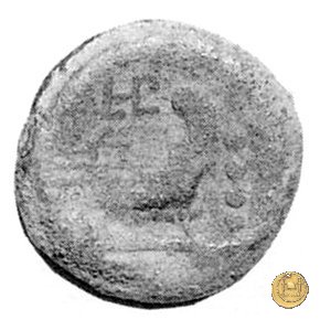 134/4 - triente L. Plautius Hypsaeus 194-190 BC (Roma)