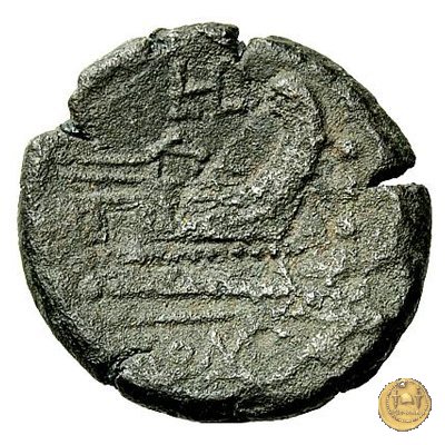 134/4 - triente L. Plautius Hypsaeus 194-190 BC (Roma)