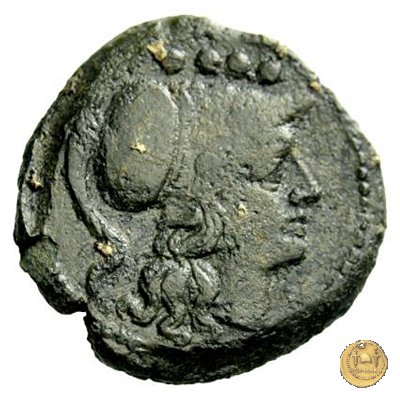 134/4 - triente L. Plautius Hypsaeus 194-190 BC (Roma)