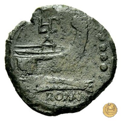 134/4 - triente L. Plautius Hypsaeus 194-190 BC (Roma)