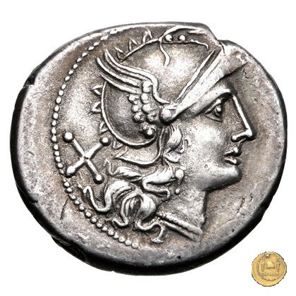 136/1 - denario Aurelius 194-190 BC (Roma)