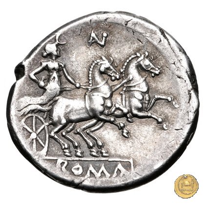 136/1 - denario Aurelius 194-190 BC (Roma)