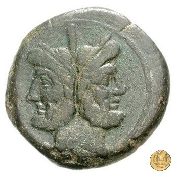 136/2 - asse Aurelius 194-190 BC (Roma)