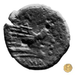 136/4 - triente Aurelius 194-190 BC (Roma)
