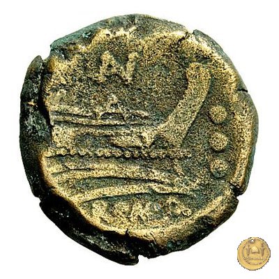 136/5 - quadrante Aurelius 194-190 BC (Roma)