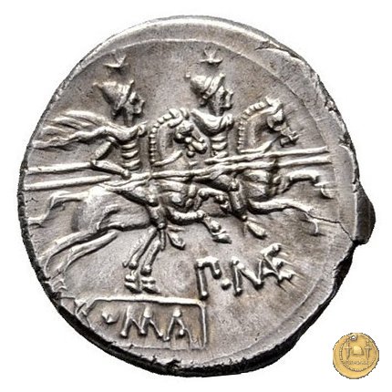 138/1 - denario P. Maenius 194-190 BC (Roma)