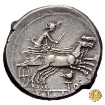 141/1 - Roma / Luna - uccellino e TOD (bird e TOD) 189-180 BC (Roma)