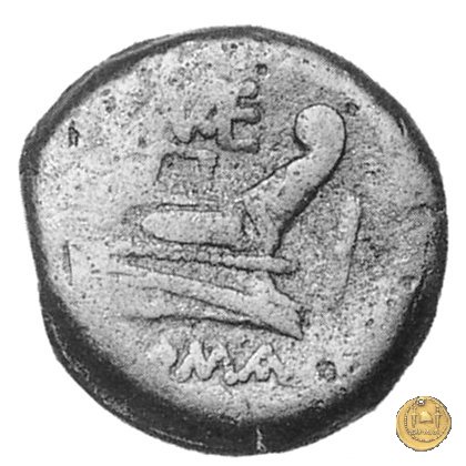 143/1 - asse Q. Maenius 189-180 BC (Roma)