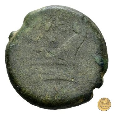 143/1 - asse Q. Maenius 189-180 BC (Roma)