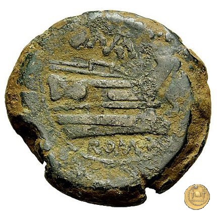 143/2 - semisse Q. Maenius 189-180 BC (Roma)