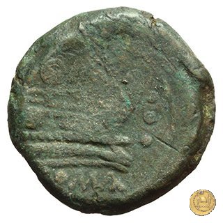 143/4 - quadrante Q. Maenius 189-180 BC (Roma)