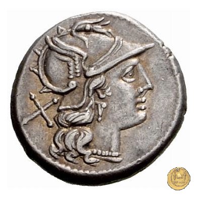 146/1 - denario L. Autronius 189-180 BC (Roma)