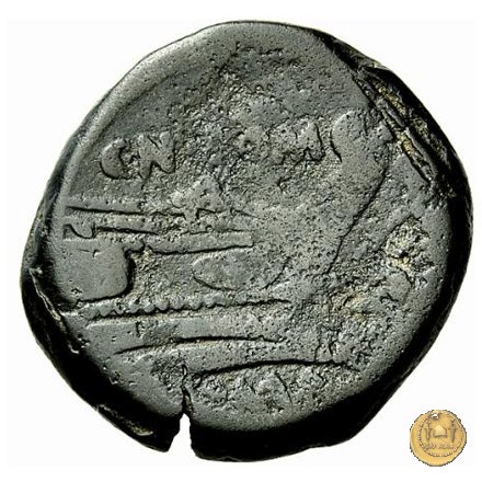 147/2 - asse Cn. Domitius Cn.f.L.n. Ahenobarbus 189-180 BC (Roma)