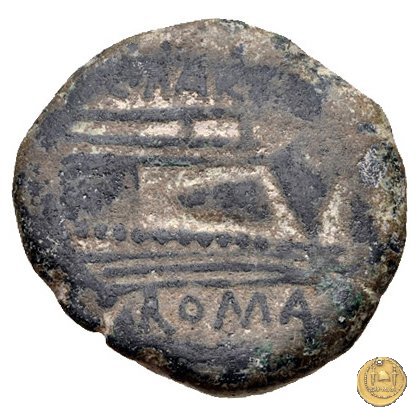 148/1 - asse Q. Marius 189-180 BC (Roma)