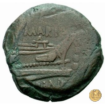 148/3 - triente Q. Marius 189-180 BC (Roma)