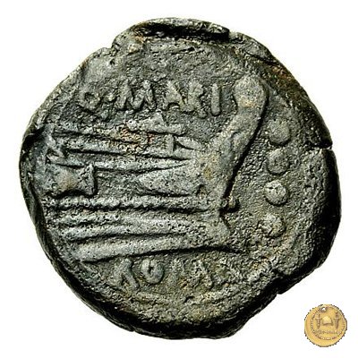 148/3 - triente Q. Marius 189-180 BC (Roma)
