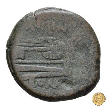 150/1 - asse M. Titinius 189-180 BC (Roma)