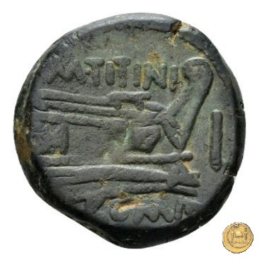 150/1 - asse M. Titinius 189-180 BC (Roma)