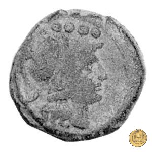 150/3 - triente M. Titinius 189-180 BC (Roma)