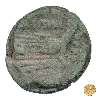 150/3 - triente M. Titinius 189-180 BC (Roma)