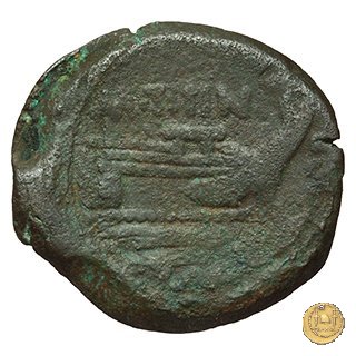 150/3 - triente M. Titinius 189-180 BC (Roma)