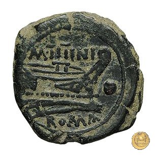 150/6 - oncia M. Titinius 189-180 BC (Roma)