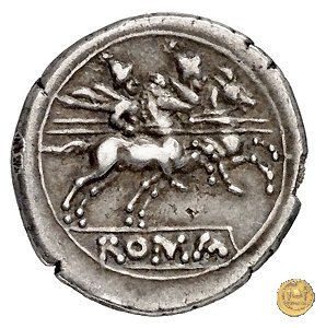 152/1 - denario Sex. Quinctilius 189-180 BC (Roma)