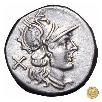 152/1 - denario Sex. Quinctilius 189-180 BC (Roma)