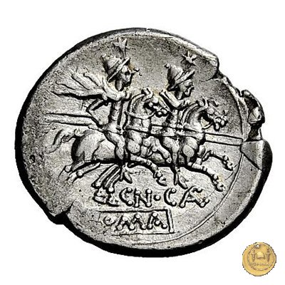 153/1 - denario Cn. Calpurnius Piso 189-180 a.C. (Roma)