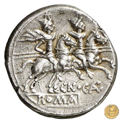 153/1 - denario Cn. Calpurnius Piso 189-180 BC (Roma)